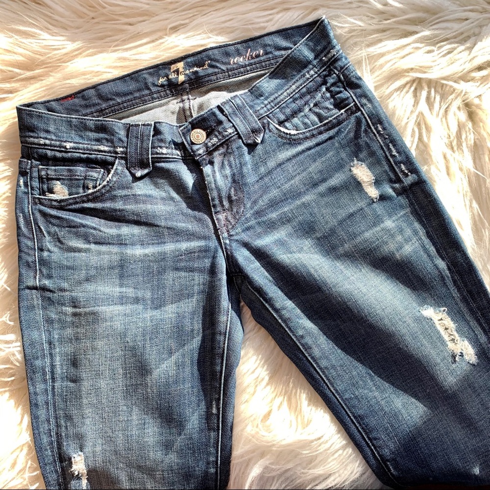 7 for All Mankind Rocker Boot Cut Jeans - Picture 2 of 8